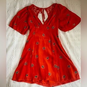 Free People open back dress